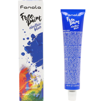 +Fanola Free Paint Direct Colour Electric Blue 60ml