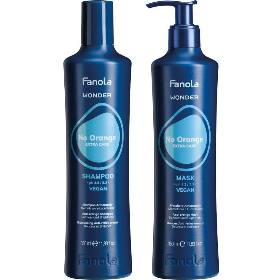 Fanola Wonder No Orange Shampoo &amp; Mask 350ml Duo