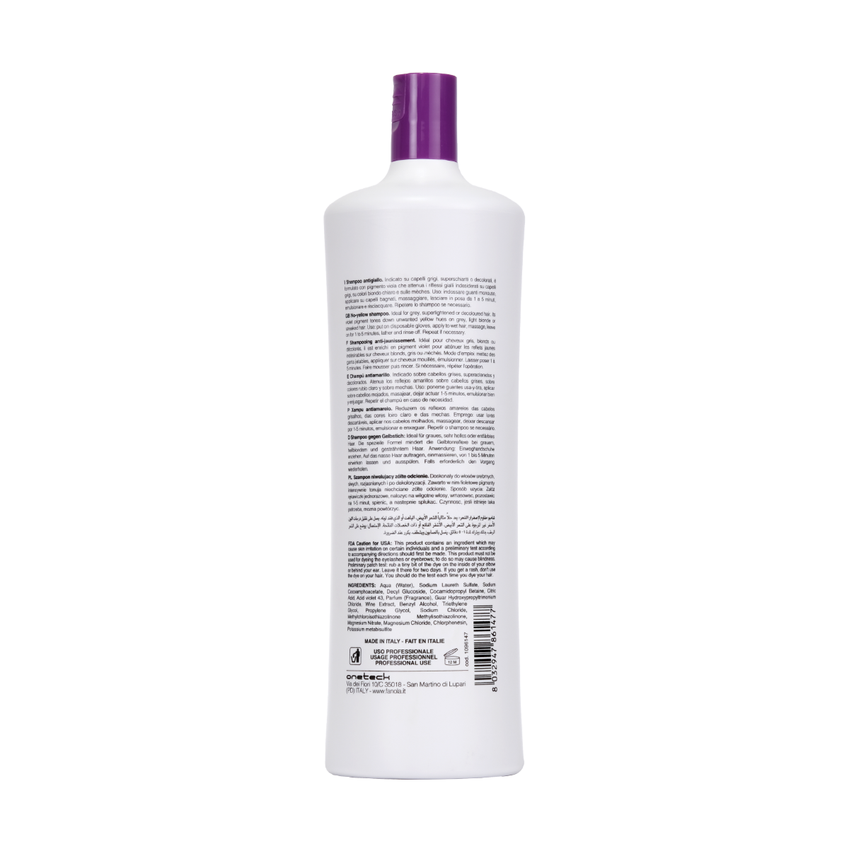 Fanola No Yellow Shampoo 1 Litre