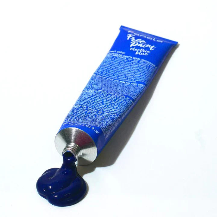 +Fanola Free Paint Direct Colour Electric Blue 60ml