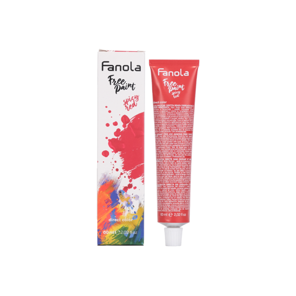 +Fanola Free Paint Direct Colour Spicy Red 60ml